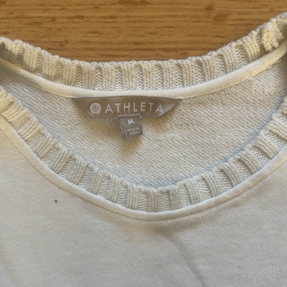 Athleta Asymmetrical Crewneck Sweater ❄️size M - Picture 3 of 9